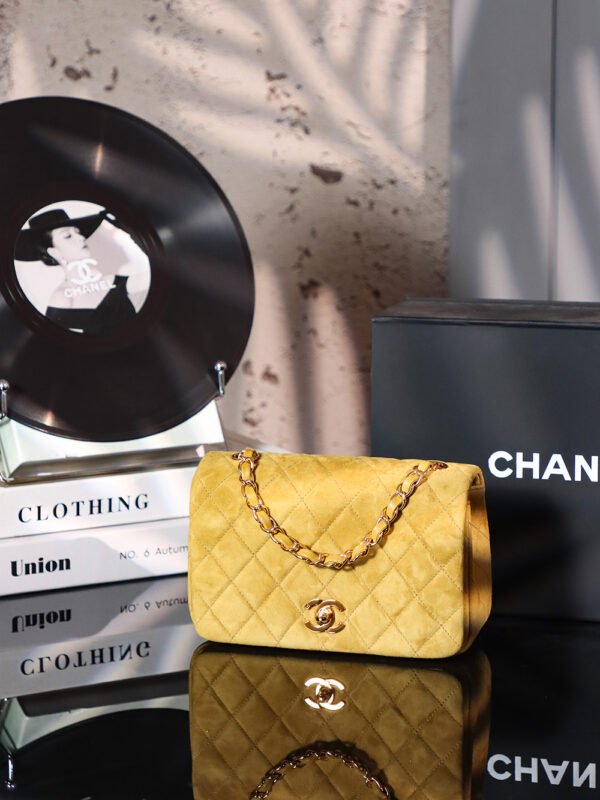 CHL 19cm mini box bag Suede cf