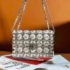 CHL 23 CF Handmade Pearl Hollow Metal Bag 17cm