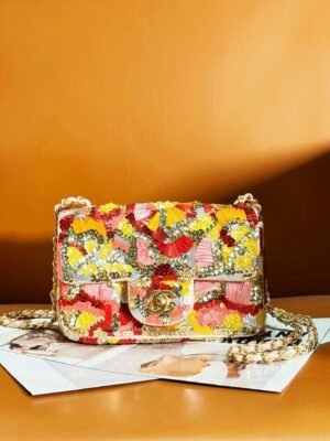 CHL Heavy Industry Series Collectibles Flap Bag Sequin Bag Bead Bag 20cm
