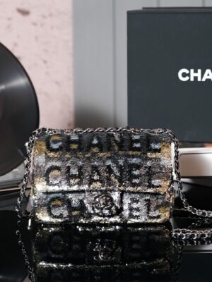 CHL Heavy Industry Series Collectibles Flap Bag Sequin Bag Bead Bag 20cm