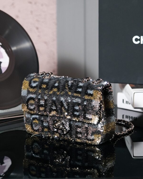 CHL Heavy Industry Series Collectibles Flap Bag Sequin Bag Bead Bag 20cm