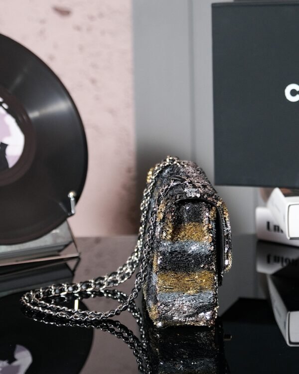 CHL Heavy Industry Series Collectibles Flap Bag Sequin Bag Bead Bag 20cm