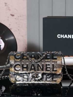 CHL Heavy Industry Series Collectibles Flap Bag Sequin Bag Bead Bag 25cm