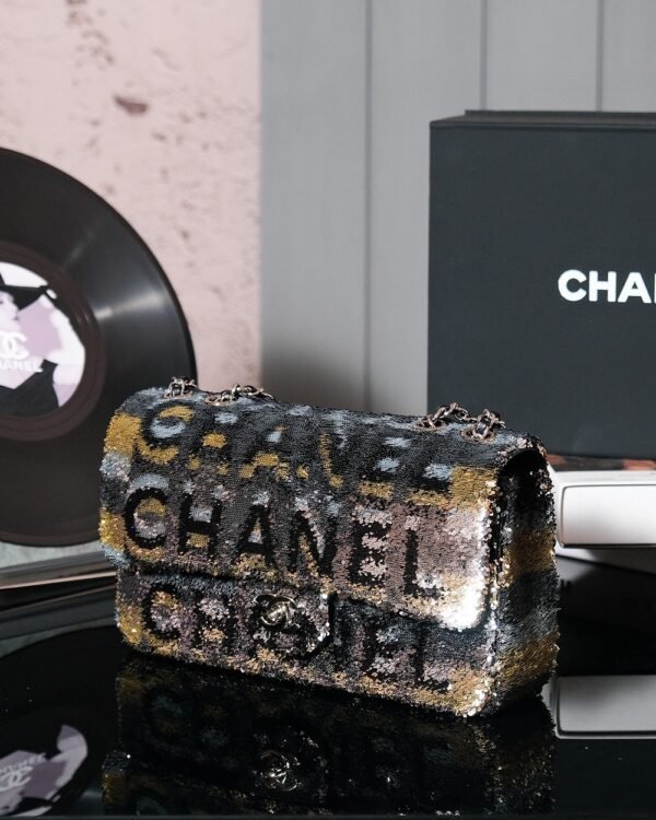 CHL Heavy Industry Series Collectibles Flap Bag Sequin Bag Bead Bag 25cm