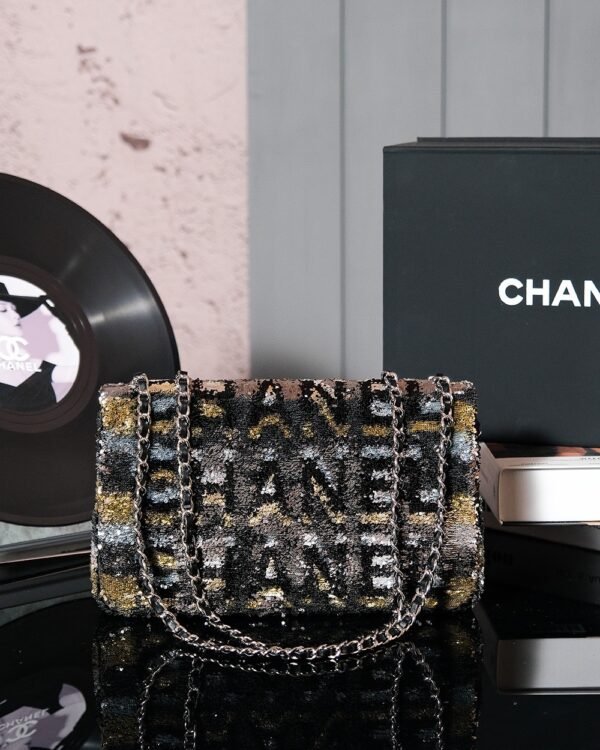 CHL Heavy Industry Series Collectibles Flap Bag Sequin Bag Bead Bag 25cm
