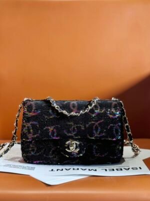 CHL Heavy Industry Series Collectibles Flap Bag Sequin Bag Bead Bag 20cm