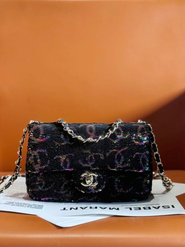 CHL Heavy Industry Series Collectibles Flap Bag Sequin Bag Bead Bag 20cm