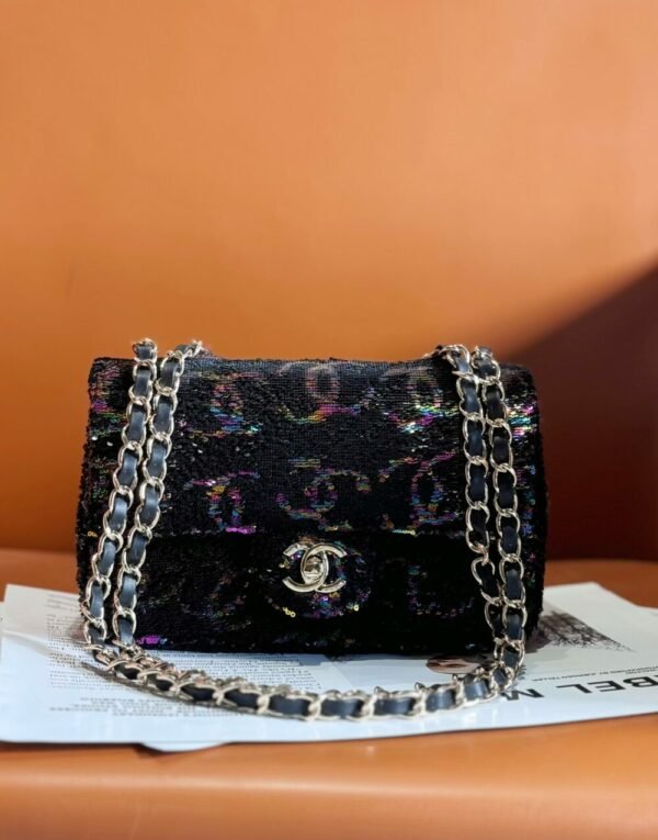 CHL Heavy Industry Series Collectibles Flap Bag Sequin Bag Bead Bag 20cm