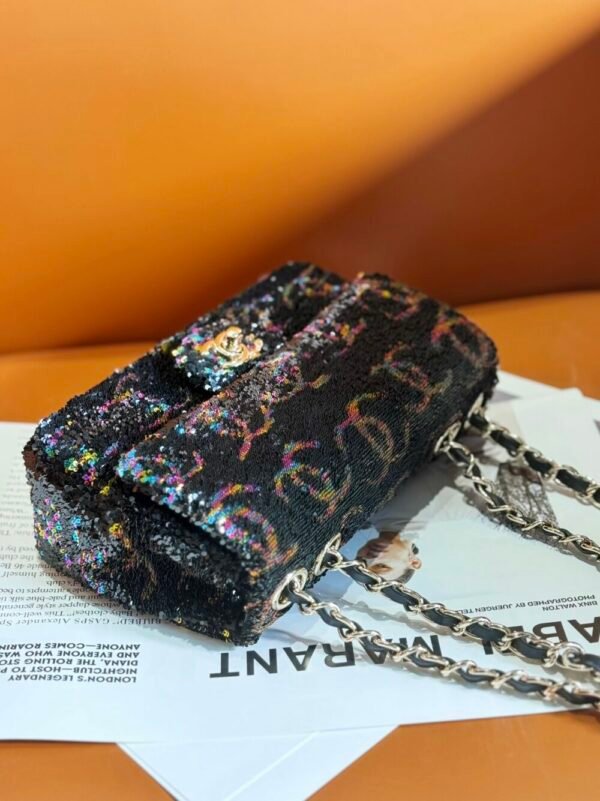 CHL Heavy Industry Series Collectibles Flap Bag Sequin Bag Bead Bag 20cm