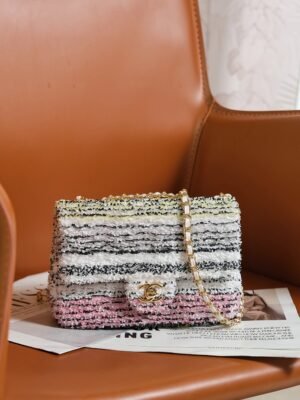 CHL 24p Heavy Industry Series Collectibles Flap Bag Sequin Bead 21cm