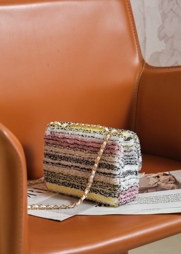 CHL 24p Heavy Industry Series Collectibles Flap Bag Sequin Bead 21cm