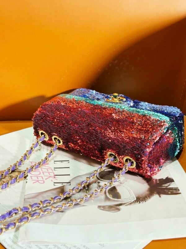 CHL 24c Heavy Industry Series Collectibles Flap Bag Sequin Bead 20cm