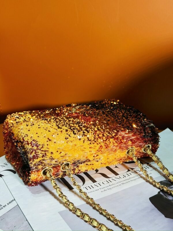 CHL 24c Heavy Industry Series Collectibles Flap Bag Sequin Bead 20cm