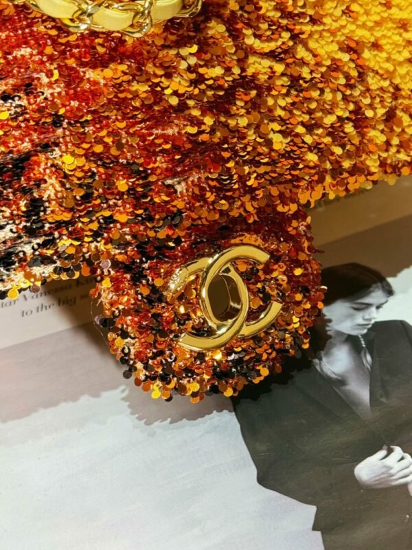 CHL 24c Heavy Industry Series Collectibles Flap Bag Sequin Bead 20cm