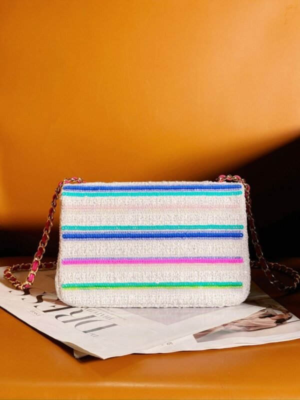 CHL 24s Heavy Industry Series Collectibles Flap Bag Sequin Bead 20cm