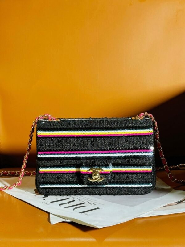 CHL 24s Heavy Industry Series Collectibles Flap Bag Sequin Bead 20cm