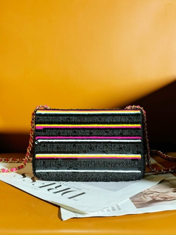 CHL 24s Heavy Industry Series Collectibles Flap Bag Sequin Bead 20cm