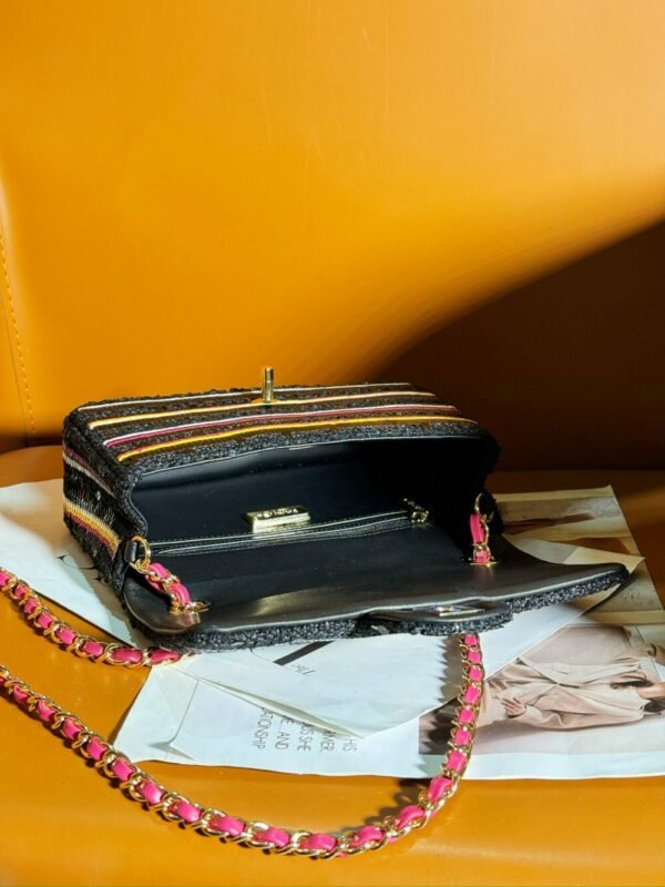 CHL 24s Heavy Industry Series Collectibles Flap Bag Sequin Bead 20cm