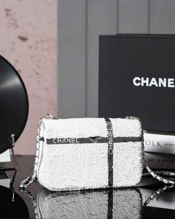 CHL 24b Heavy Industry Series Collectibles Flap Bag Sequin Bead 20cm