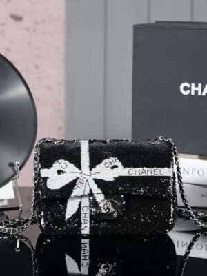 CHL 24b Heavy Industry Series Collectibles Flap Bag Sequin Bead 20cm