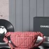 CHL 24N Red Houndstooth Crossbody Bag Ski Series AS5302 30cm