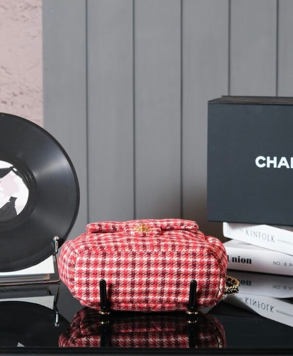 CHL 24N Red Houndstooth Crossbody Bag Ski Series AS5053 28cm