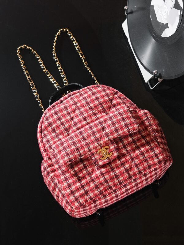 CHL 24N Red Houndstooth Crossbody Bag Ski Series AS5053 28cm