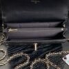 CHL 24k rhinestone handle bellows bag AP4293 18.5cm