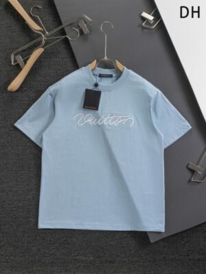 Luxury Designer Fashion men short sleeves T shirt-253