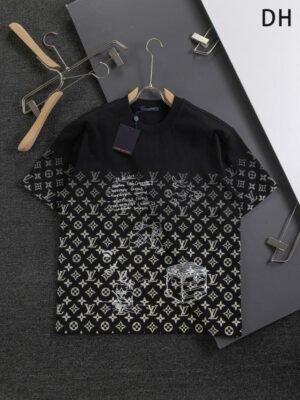 Luxury Designer Fashion men short sleeves T shirt-256