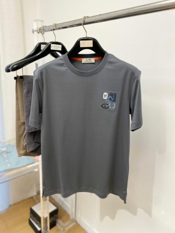 Luxury Designer Fashion men short sleeves T shirt-370