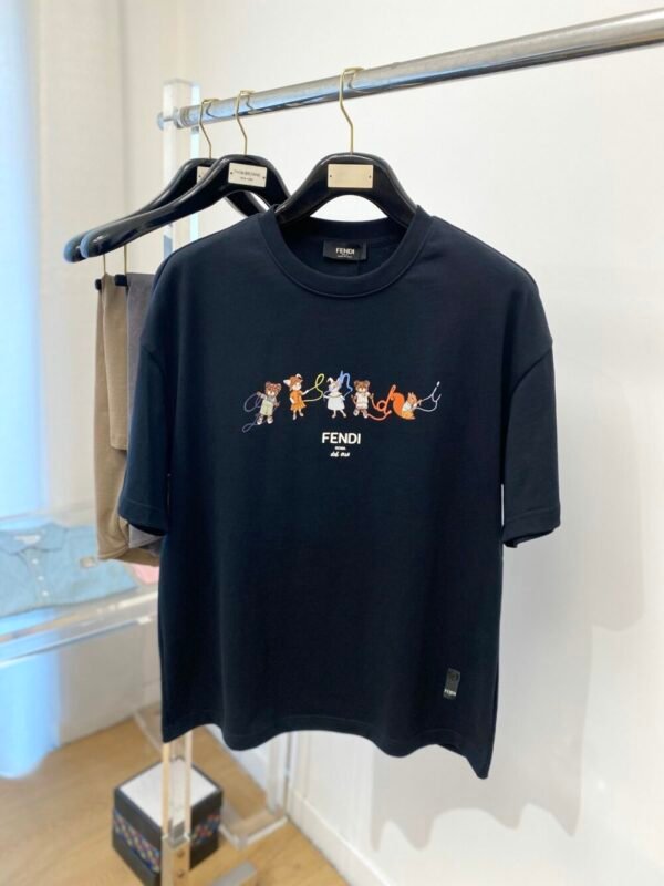 Luxury Designer Fashion men short sleeves T shirt-519