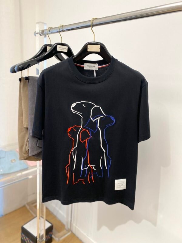 Luxury Designer Fashion men short sleeves T shirt-530