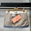 Luxury Designer Fashion Women's short skirt-34