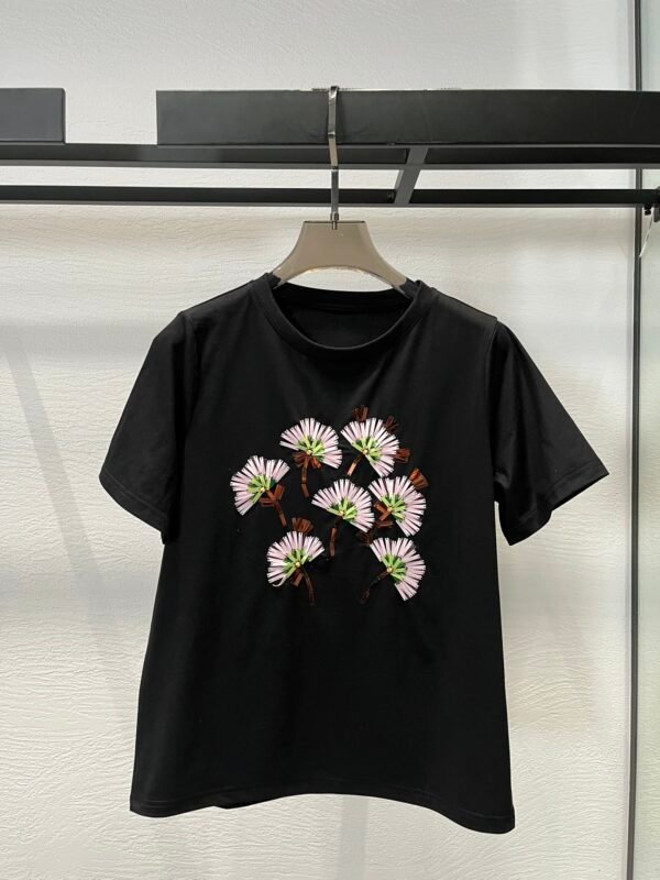 Luxury Designer Fashion Women's Short Sleeve Tops T-Shirts-134