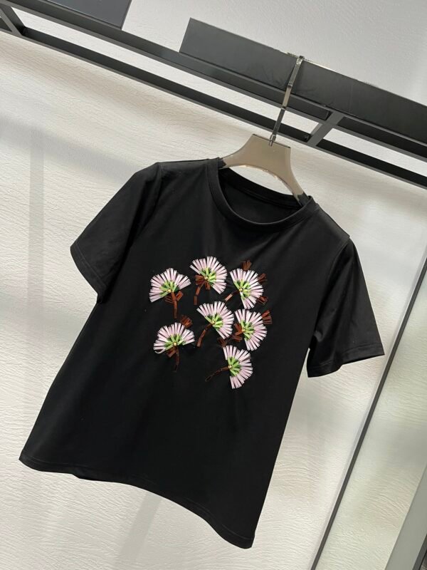 Luxury Designer Fashion Women's Short Sleeve Tops T-Shirts-134