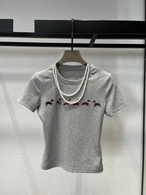 Luxury Designer Fashion Women's Short Sleeve Tops T-Shirts-143