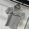 Luxury Designer Fashion Women's Short Sleeve Tops T-Shirts-143