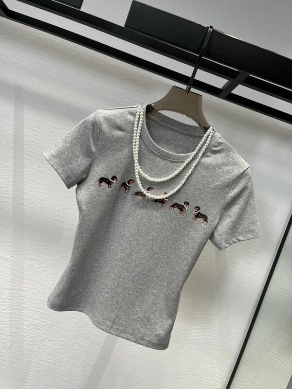 Luxury Designer Fashion Women's Short Sleeve Tops T-Shirts-143