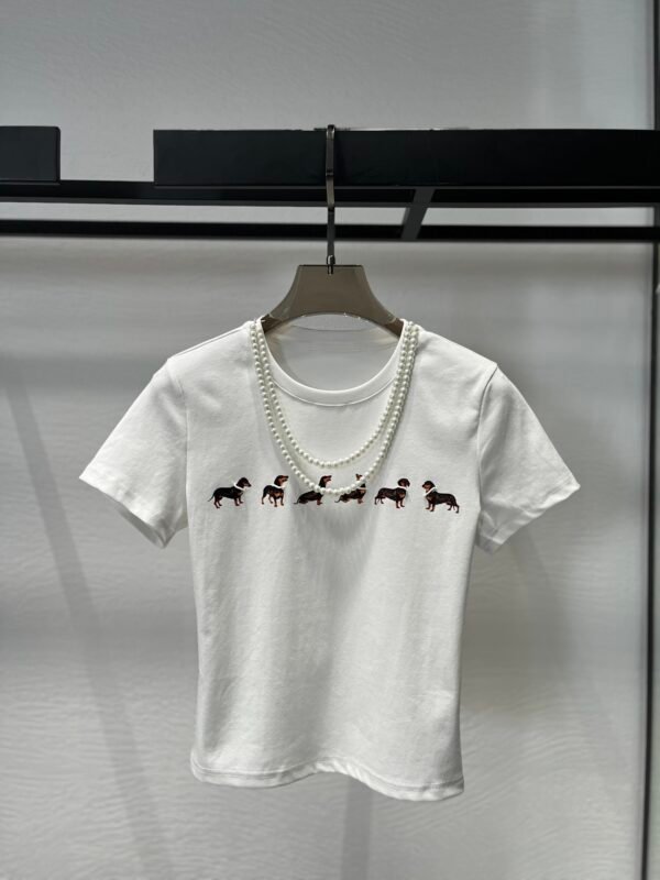 Luxury Designer Fashion Women's Short Sleeve Tops T-Shirts-144