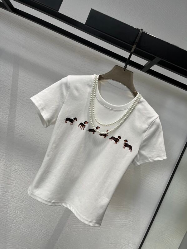 Luxury Designer Fashion Women's Short Sleeve Tops T-Shirts-144