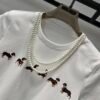 Luxury Designer Fashion Women's Short Sleeve Tops T-Shirts-144