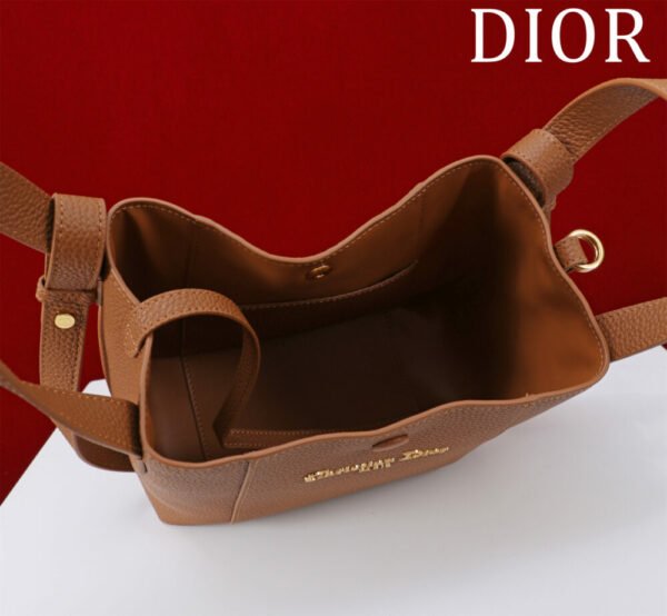 DIO lady DI luxury for women handbag shoulder bag Dio Vegetable basket bag 21cm