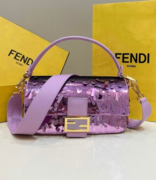FEND FEI luxury for women handbag shoulder bag Baguette 27cm Beads