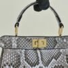 FEND FEI luxury for women handbag shoulder bag 100% imported snakeskin 21cm