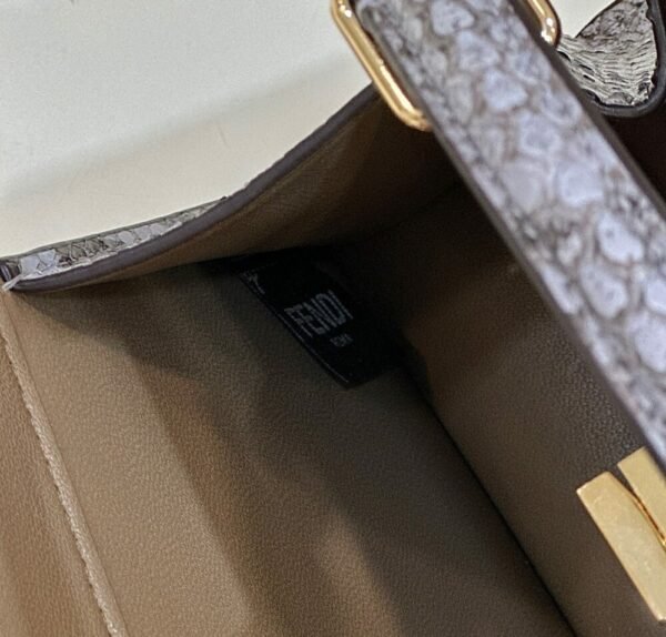 FEND FEI luxury for women handbag shoulder bag 100% imported snakeskin 21cm