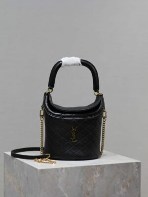YSSL YSL luxury for women handbag shoulder bag Gaby Bucket flap bag 19cm