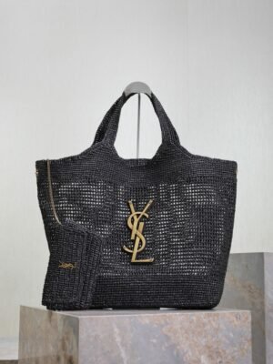 YSSL YSL luxury for women handbag shoulder bag ICARE Woven Shopping Bag 37-55/47-58cm