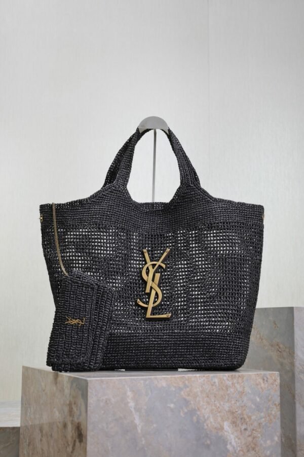 YSSL YSL luxury for women handbag shoulder bag ICARE Woven Shopping Bag 37-55/47-58cm