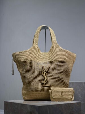 YSSL YSL luxury for women handbag shoulder bag ICARE Woven Shopping Bag 37-55/47-58cm